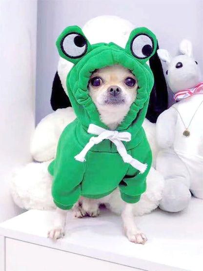 Frog Hoodie for Pets